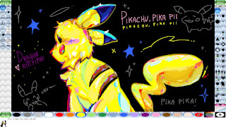 "Pikachu Tux Paint", by Atari