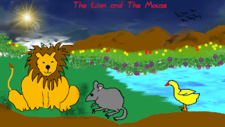 "The Lion and the Mouse", by Charvi