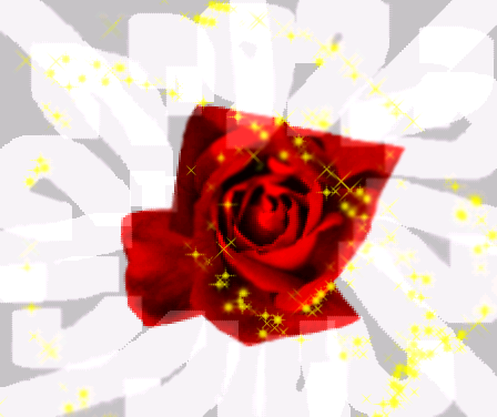 Tux Paint drawing: 'Rose'