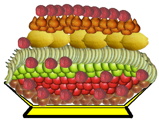 Tux Paint drawing: 'Fruit Bowl'